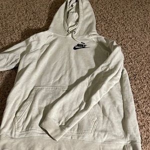 Nike hoodie off white cream color very warm